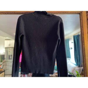 Women’s Ralph Lauren Long Sleeve Ribbed Mock Neck Sweater Top